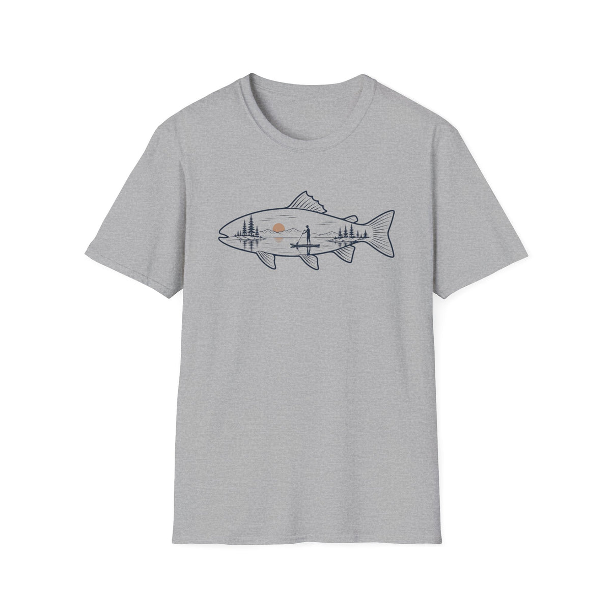 Fish & Paddleboard Scene
