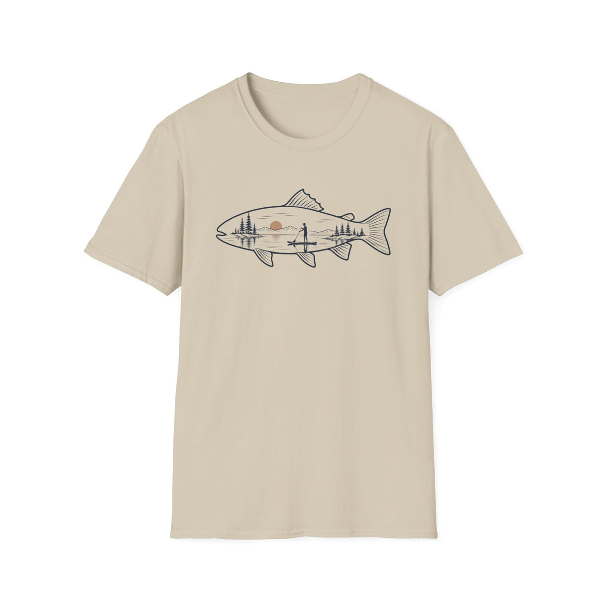 Fish & Paddleboard Scene