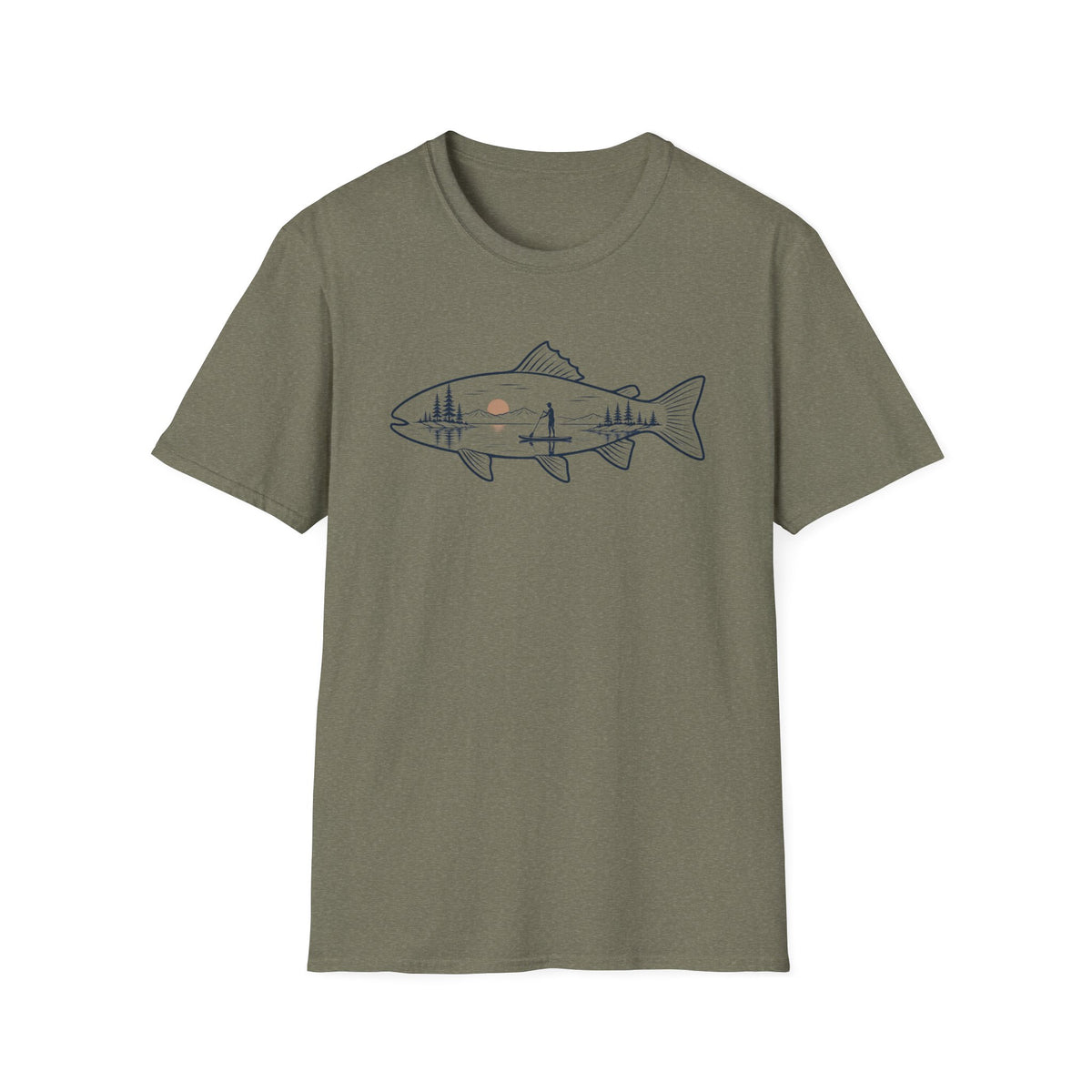 Fish & Paddleboard Scene