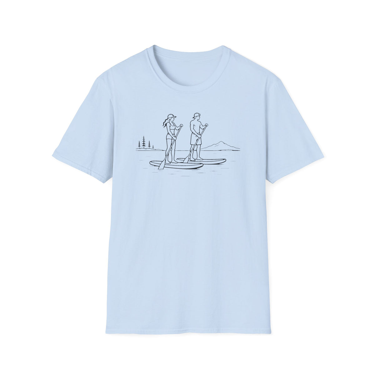 Couple Paddling