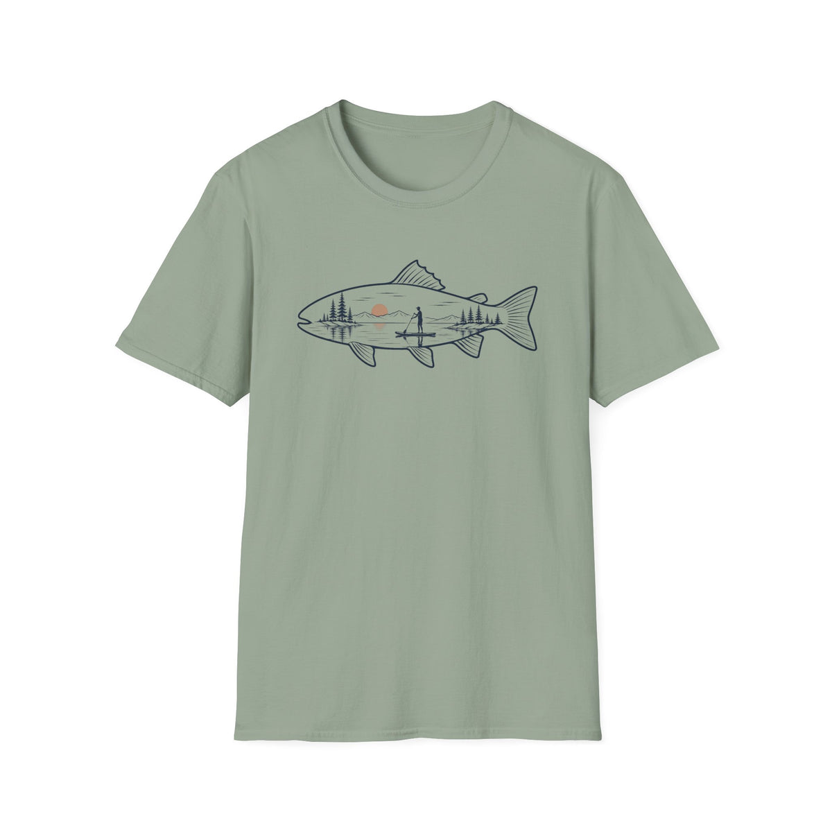 Fish & Paddleboard Scene