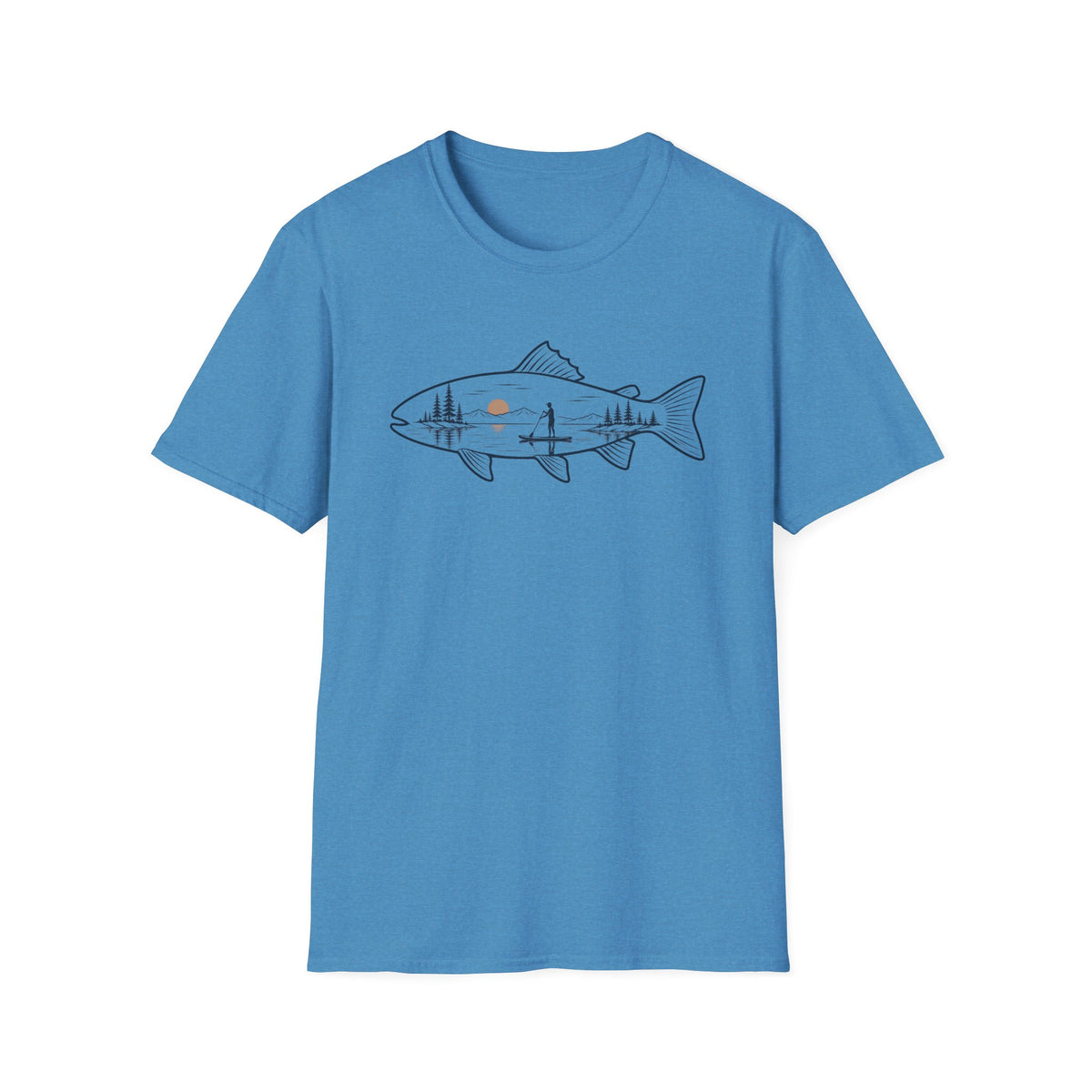 Fish & Paddleboard Scene