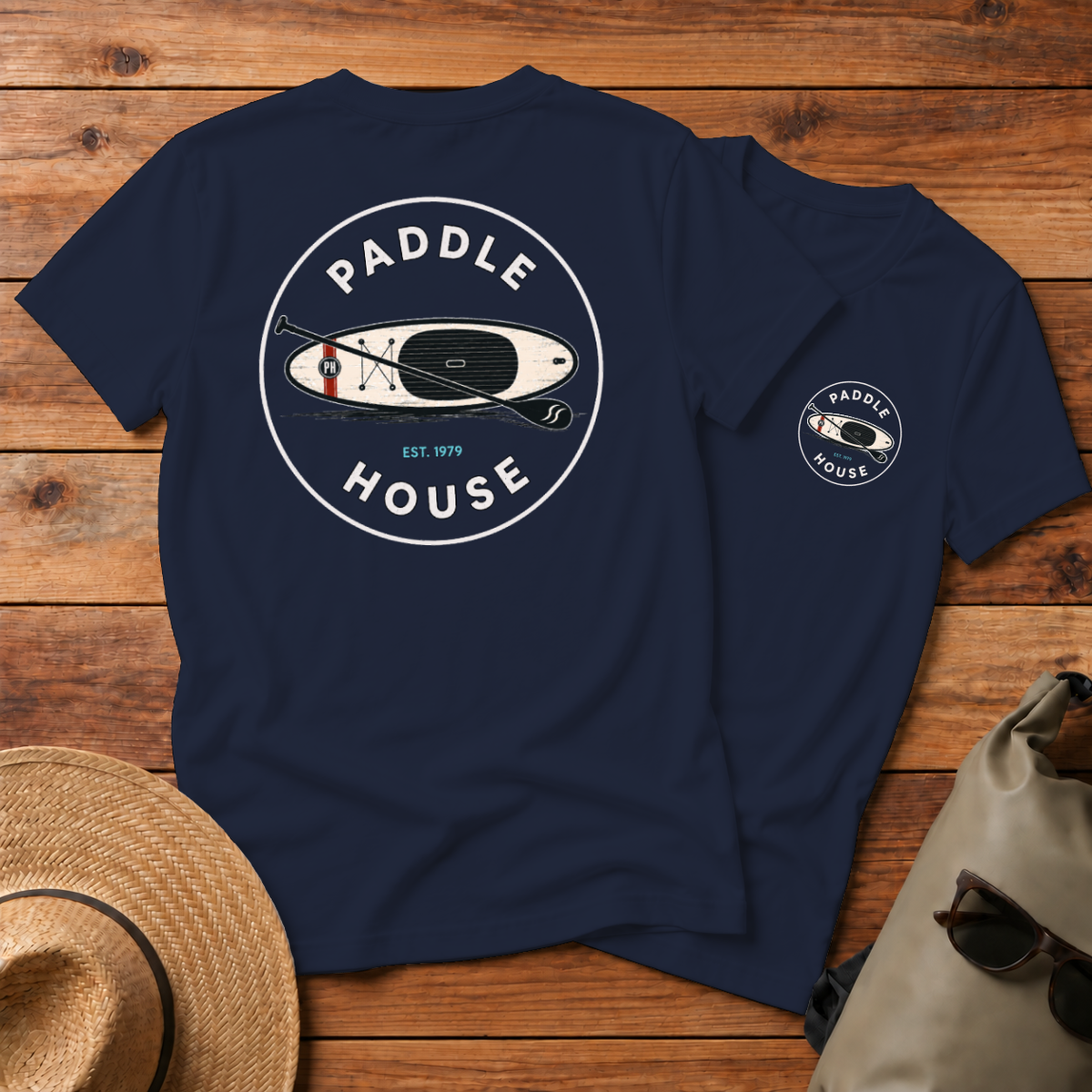 Paddle House Badge Logo - Front + Back