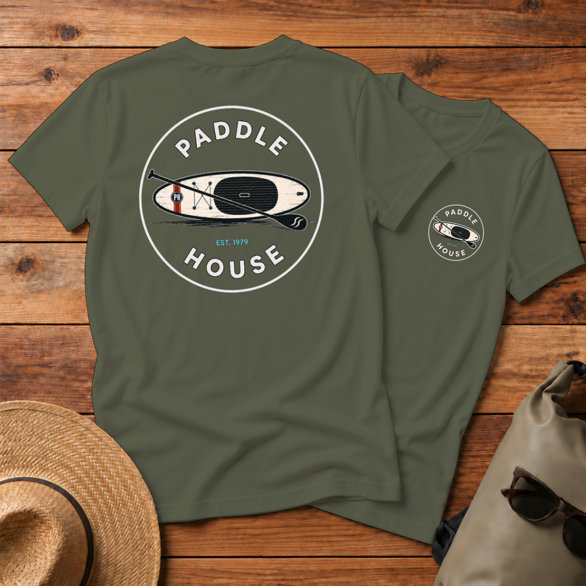 Paddle House Badge Logo - Front + Back
