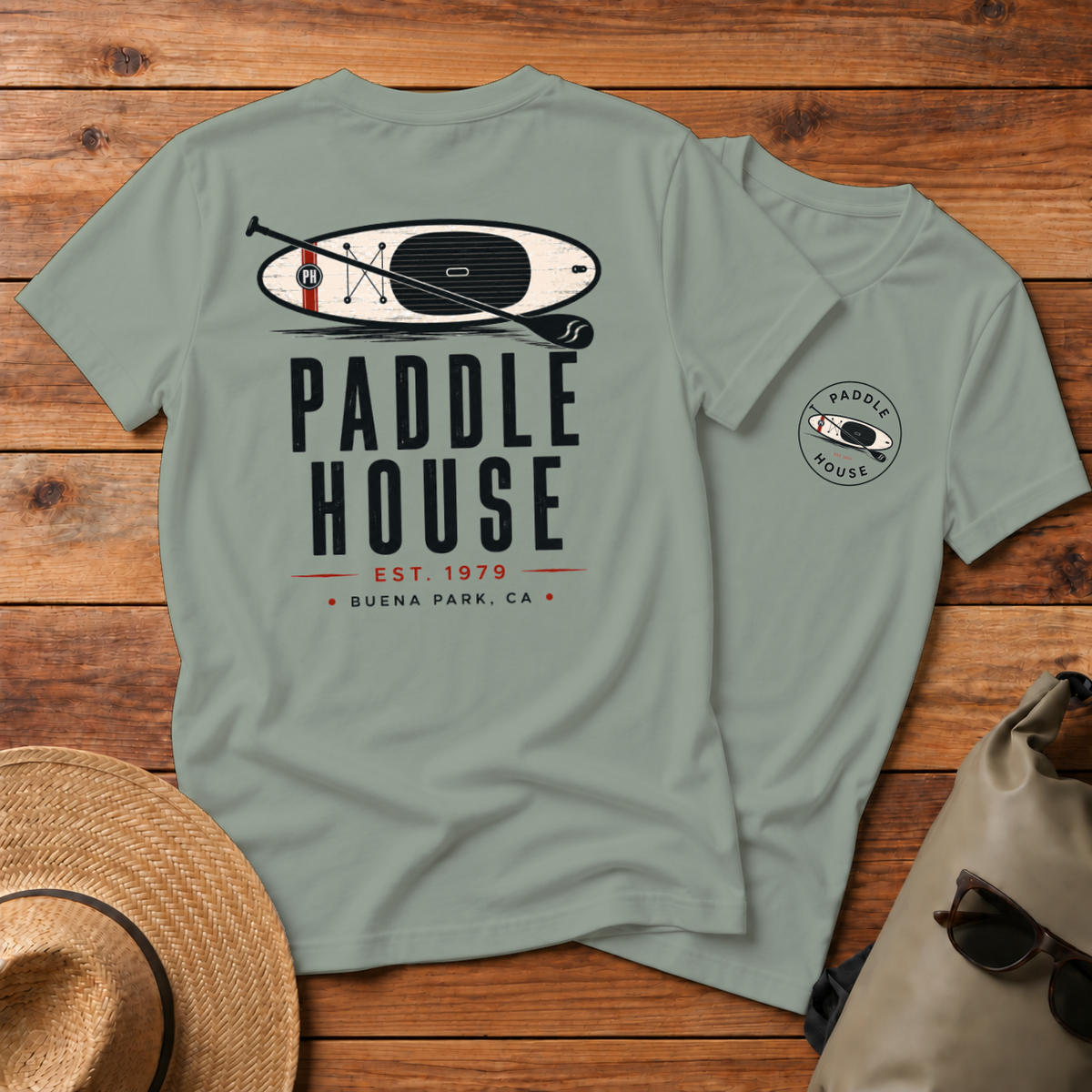 Paddle House Classic Logo - Front + Back