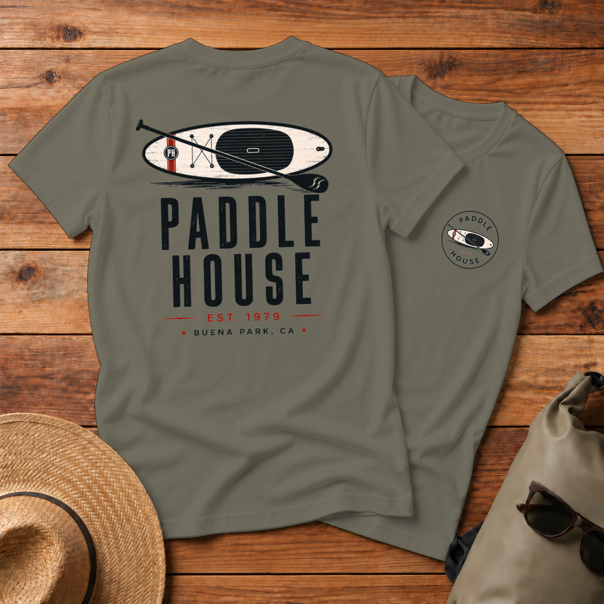 Paddle House Classic Logo - Front + Back