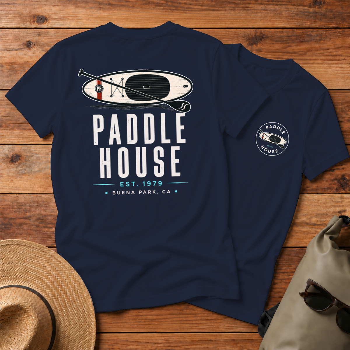 Paddle House Classic Logo - Front + Back