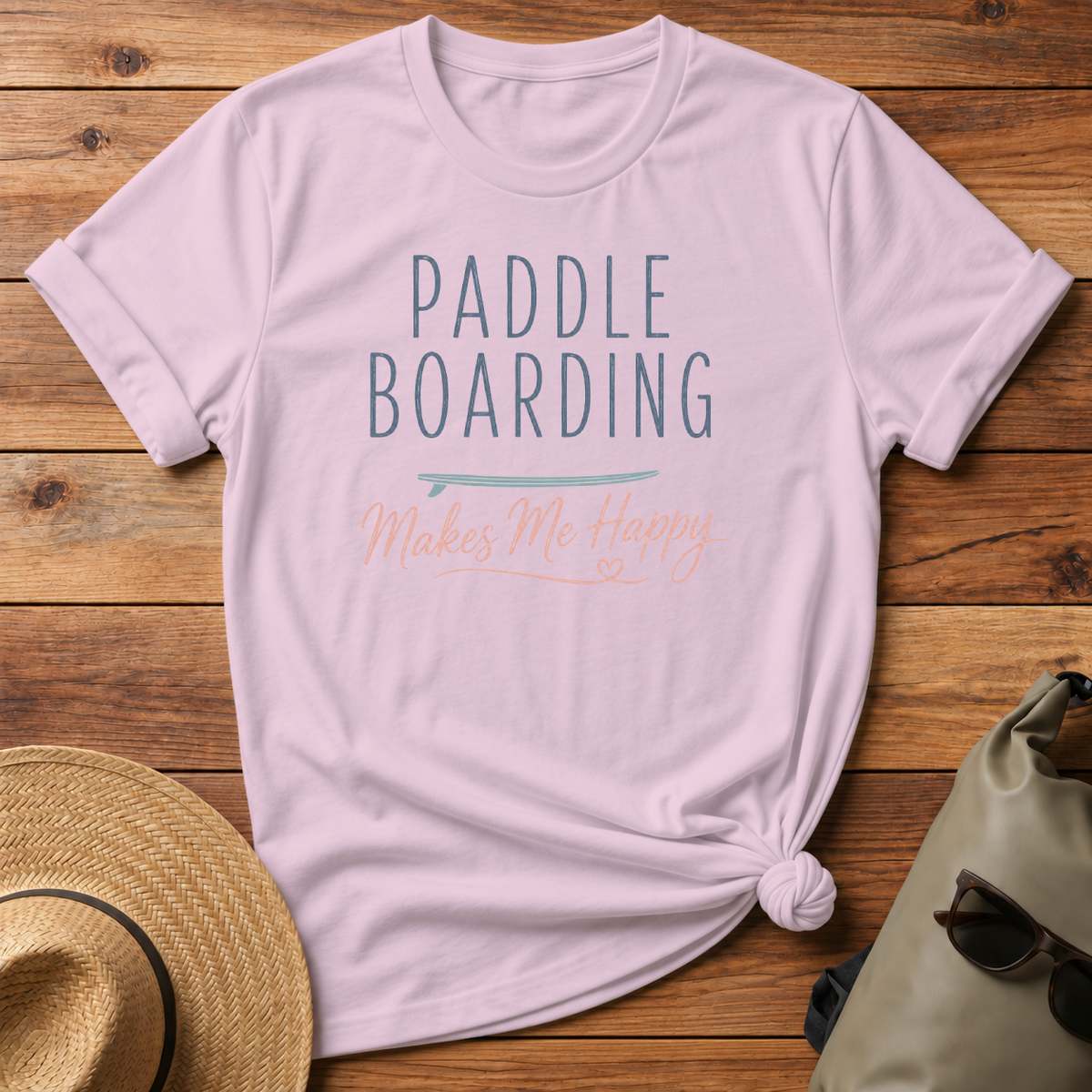 Paddleboarding Makes Me Happy