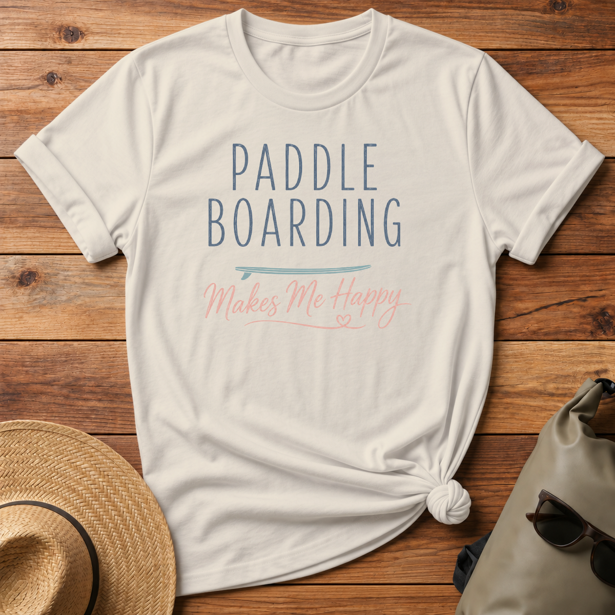 Paddleboarding Makes Me Happy